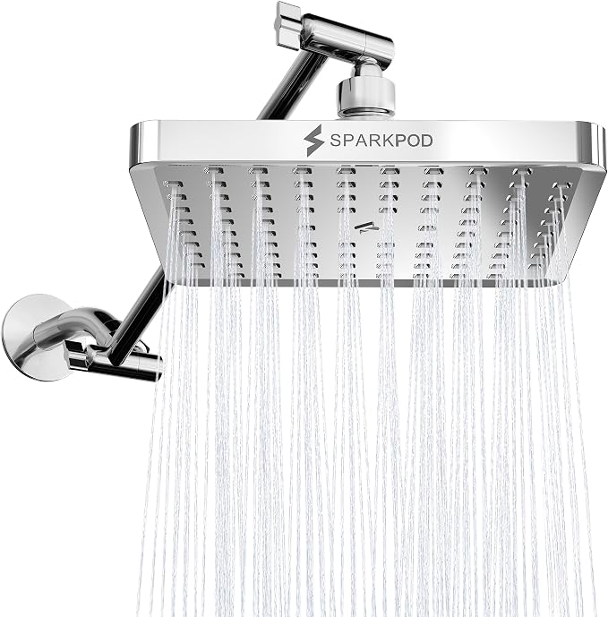 SparkPod Square Rain Shower Head by SparkPod