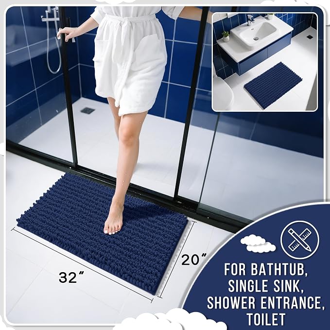 Yimobra Bathroom Rugs Non Slip Washable 32x20 Inch - Image 2