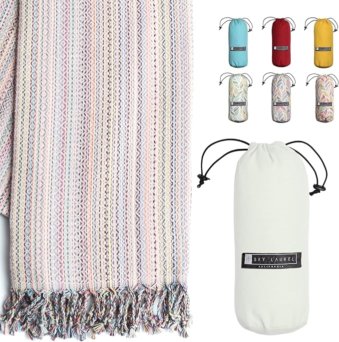 BAY LAUREL Turkish Beach Towel by BayLaurel