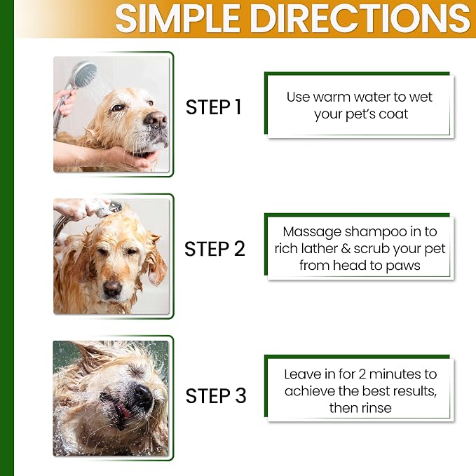 Dry Skin & Anti Itch Shampoo for Dogs | Oatmeal Dog Shampoo | Itchy Skin Relief - Image 5