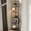 6 Tier Corner Shelf, 66.5'' Tall Standing Shelf, Narrow Display Shelf Stand by IRCPEN