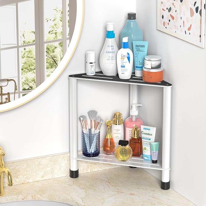 Stainless Steel Shower Stool for Inside Shower, 15.4'' H Shower Foot Rest - Image 2