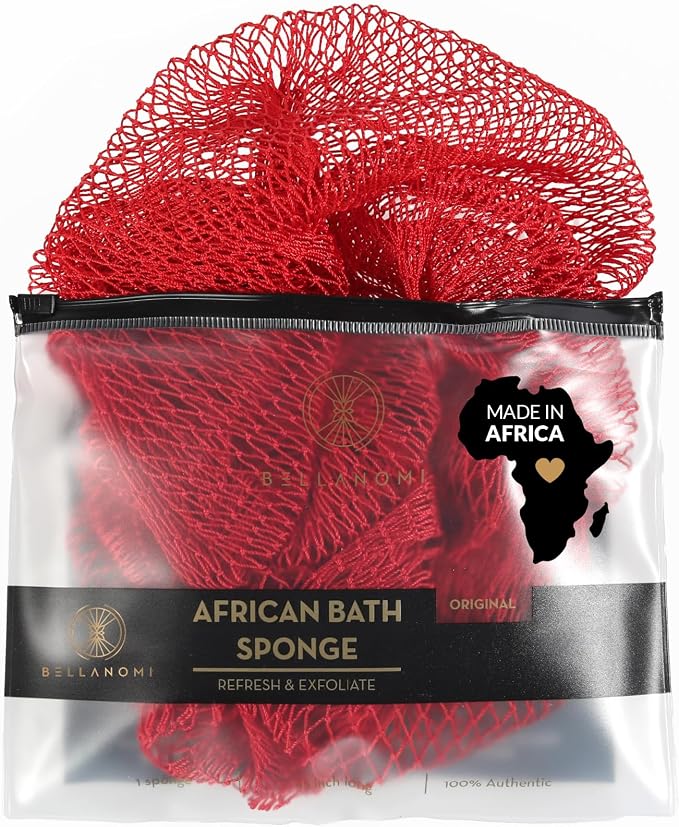 Bellanomi African Exfoliating Net Sponge, Ethically sourced from Nigeria by Bellanomi