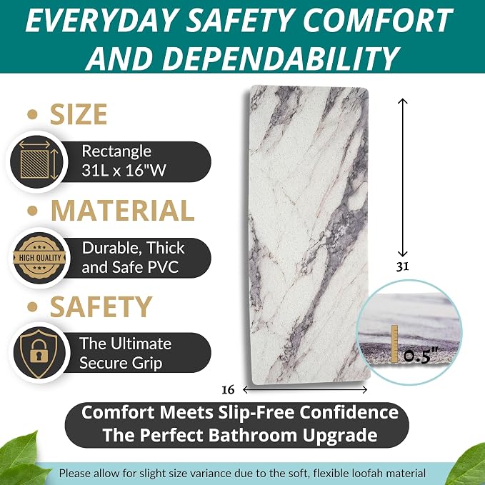 Non Slip Bathtub Mat Shower Mat - Image 3