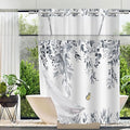 No Hook Shower Curtain and Liner Set, Bath Curtain Sets by TWLSNCD