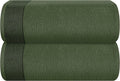 Belizzi Home Cotton 2 Pack Oversized Bath Sheet 35 x 70, Large Bath Sheet by Unknown