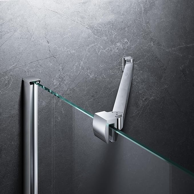 Frameless Shower Door Support Bar, Stainless Steel Wall-to-Glass Support Arm to by Unknown
