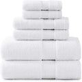 LANE LINEN Towel Set of 6 – 100% Mercerized Cotton, Zero Twist, 2 Large Bath by LaneLinen