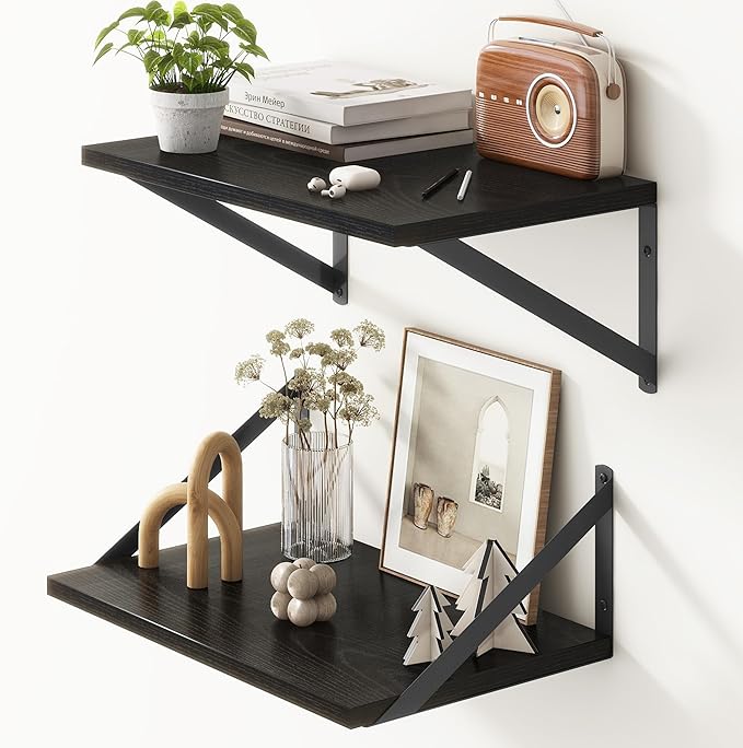 Fun Memories 10 Inch Deep Floating Shelves, Deep Shelves by FunMemories