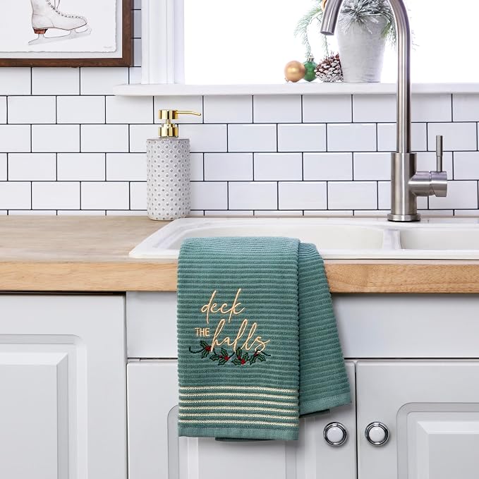 SKL Home Christmas/Winter Deck The Halls Hand Towel Set - Image 6