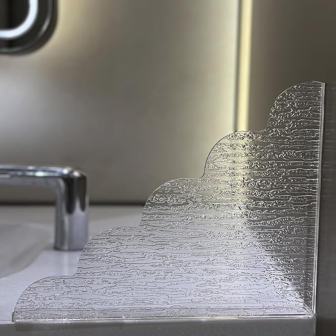 Large Shower Splash Guard, 2 Pack, 9.1 x 11.5 Inch, Waterproof Bathtub Corner - Image 8