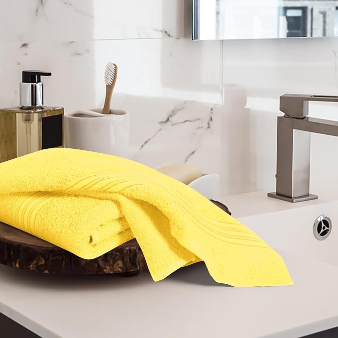BOUTIQUO Ultra Soft Cotton 6 -Piece Hand Towel Set 16x24 Inch, Spa & General - Image 3