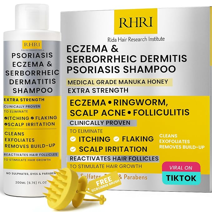 Psoriasis Shampoo for Men & Women | Itchy Scalp Treatment by RidaHairResearchInstitute
