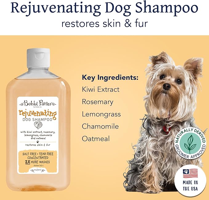 Bobbi Panter Rejuvenating Dog Shampoo, Restores & Revitalizes Skin & Fur - Image 2