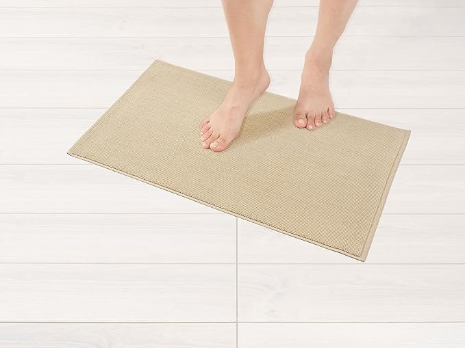 American Soft Linen Bath Rug, 17 in 24 in 100% Cotton Bath Mats Rugs by AmericanSoftLinen