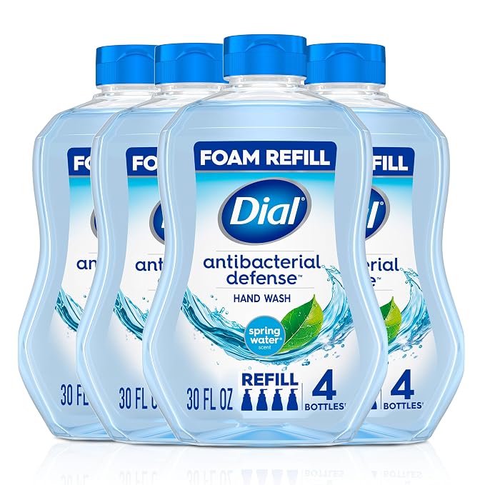 Dial Antibacterial Defense Foaming Hand Soap + Aloe, Spring Water Scent by DialSoap