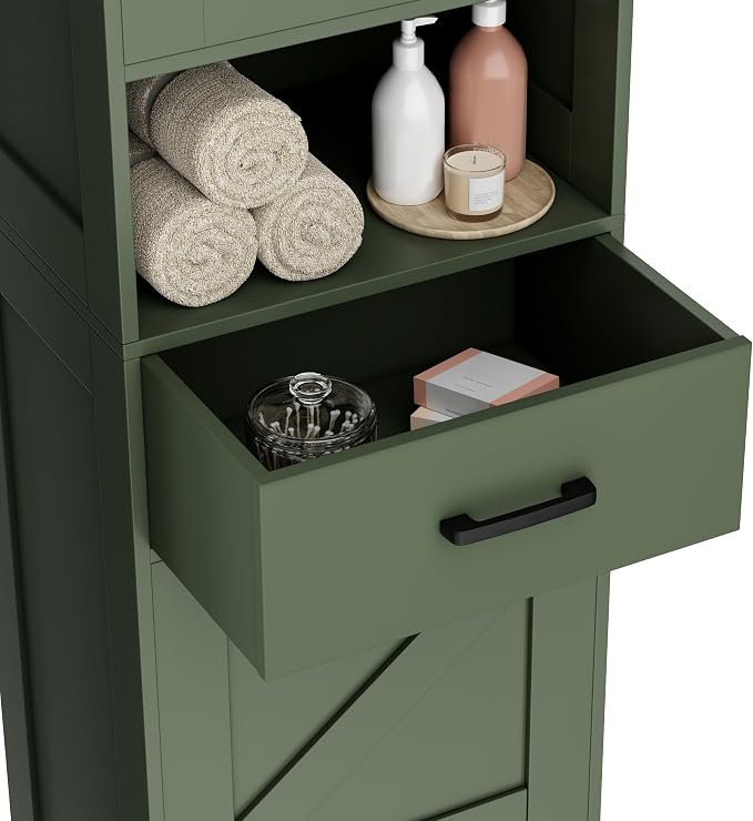 Homhedy 67" H Tall Bathroom Storage Cabinet - Image 6