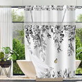 No Hook Shower Curtain and Liner Set, Bath Curtain Sets by TWLSNCD