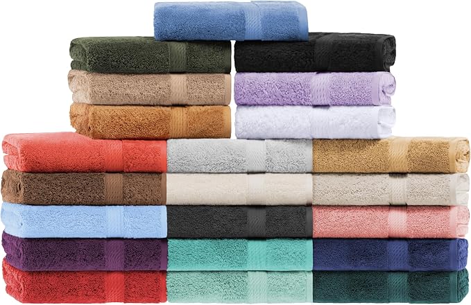 BNM Egyptian Cotton Heavyweight Towels, 800 GSM Bath Towels, Highly-Absorbent - Image 8