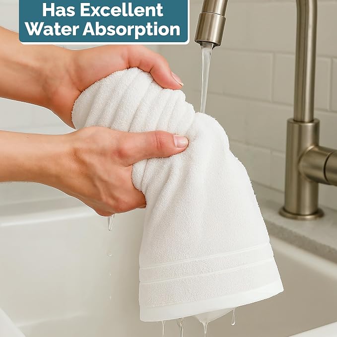 Casa Platino 6 Pack Hand Towels - Image 6