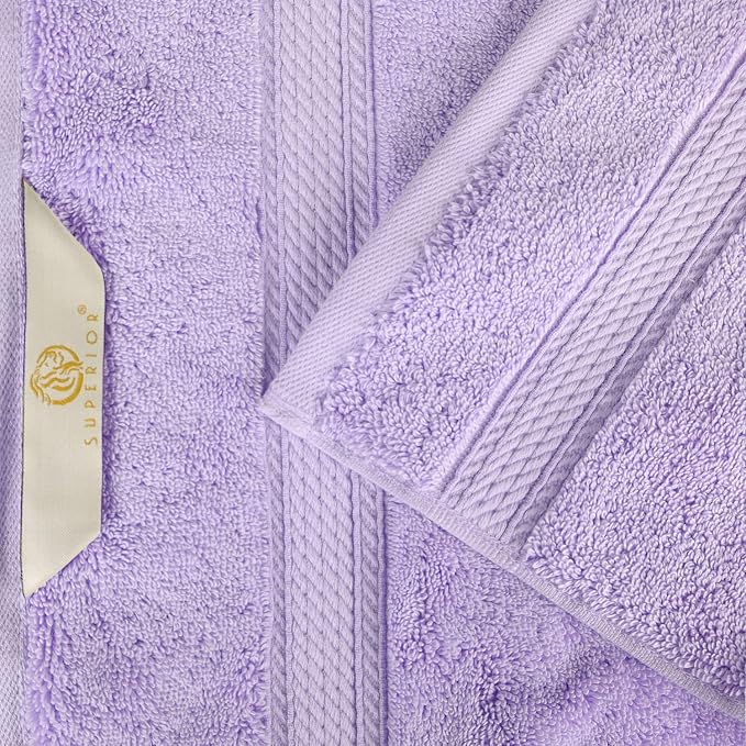 Superior Egyptian Cotton Pile 8 Piece Towel Set, Includes 2 Bath, 2 Hand - Image 8