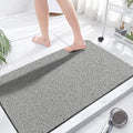 godehone Shower Mats Non Slip Without Suction Cups, PVC Loofah Bathroom Mats by godehone