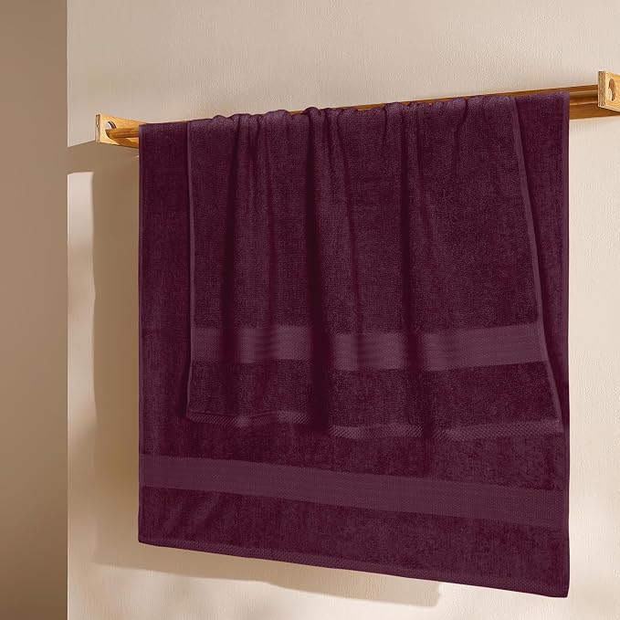 GLAMBURG Premium Cotton 4 Pack Bath Towel Set - Image 3