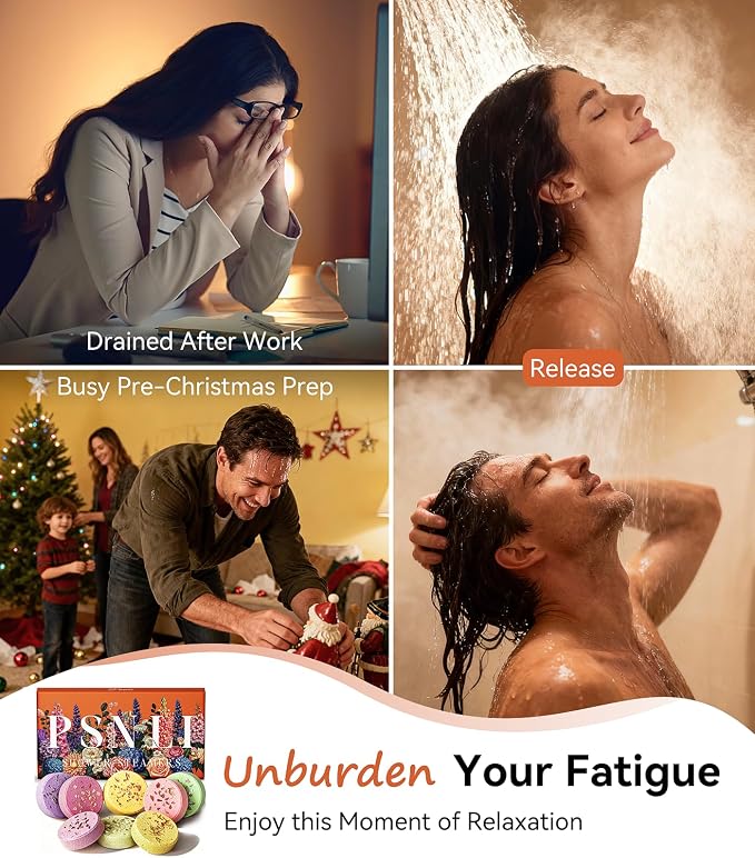 Shower Steamers Aromatherapy Stocking Stuffers 8 Scents – Christmas Gifts - Image 3