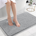 OLANLY Bathroom Rugs 24x16, Extra Soft Absorbent Chenille Bath Rugs, Rubber by OLANLY
