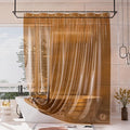 AmazerBath Long Shower Curtain Liner, 100% EVA Soft Clear Amber Heavy Duty 78 by AmazerBath