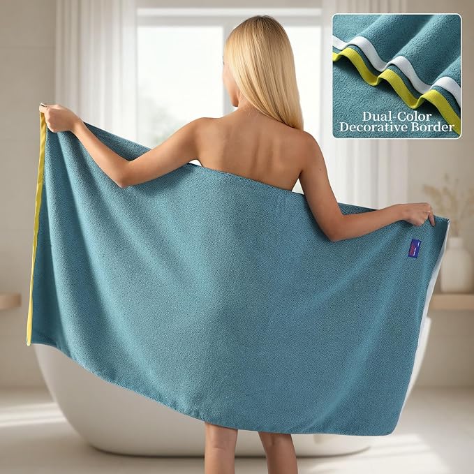 REDKISS 6 Pack Cotton Towel Set - Image 4