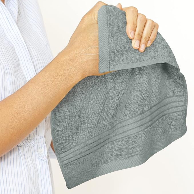 Utopia Towels 12 Pack Premium Wash Cloths Set, 12 by 12 Inches, 100% Cotton - Image 4