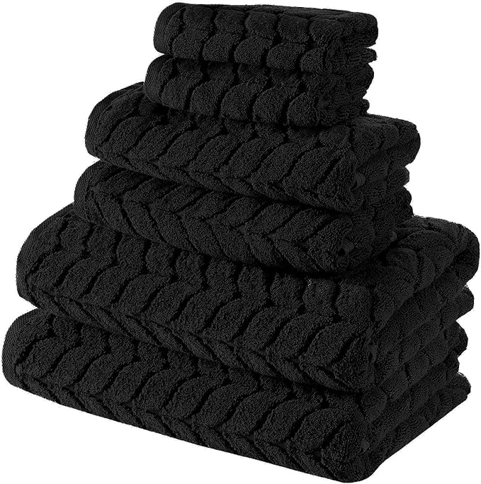 BAGNO MILANO Turkish Bath Towels, Soft Plush Jacquard Luxury Bath Towels by BagnoMilanoLuxurySoftness