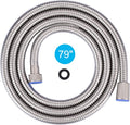 Aleasha Brushed Nickel Finished Shower Hose, 79 Inch SUS 304 Stainless Steel by ALEASHA