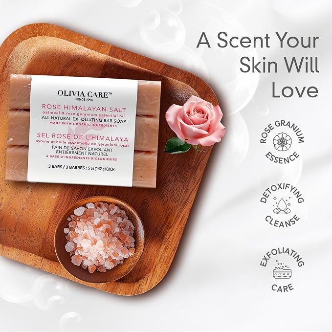 Olivia Care Exfoliating Bar Soap - Image 4