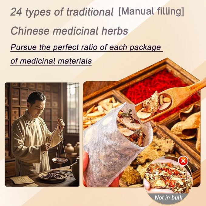30 Pack Natural Plant Blend Detox Foot Soak Spa - 900g Natural Chinese Herbs - Image 8