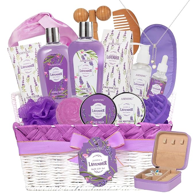 Bath Gift Set for Women, Mother's Day, Valentine's Day, Home Spa Kit, Birthday by ASINING