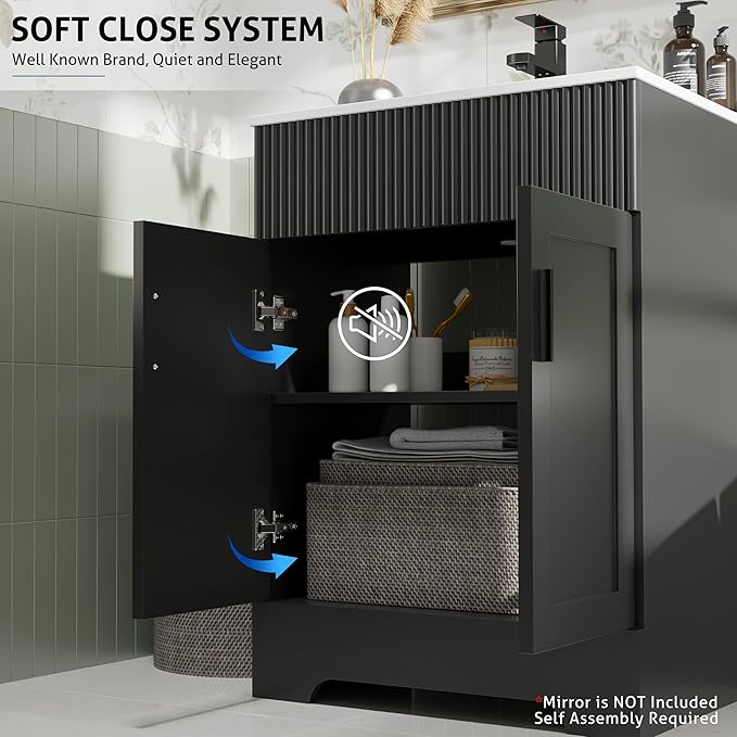 eclife 24" Bathroom Vanities Sink Combo - Image 6