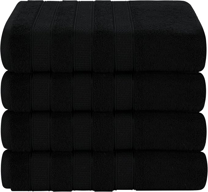 American Soft Linen Salem 100% Cotton Turkish 4 Piece Bath Towels by AmericanSoftLinen