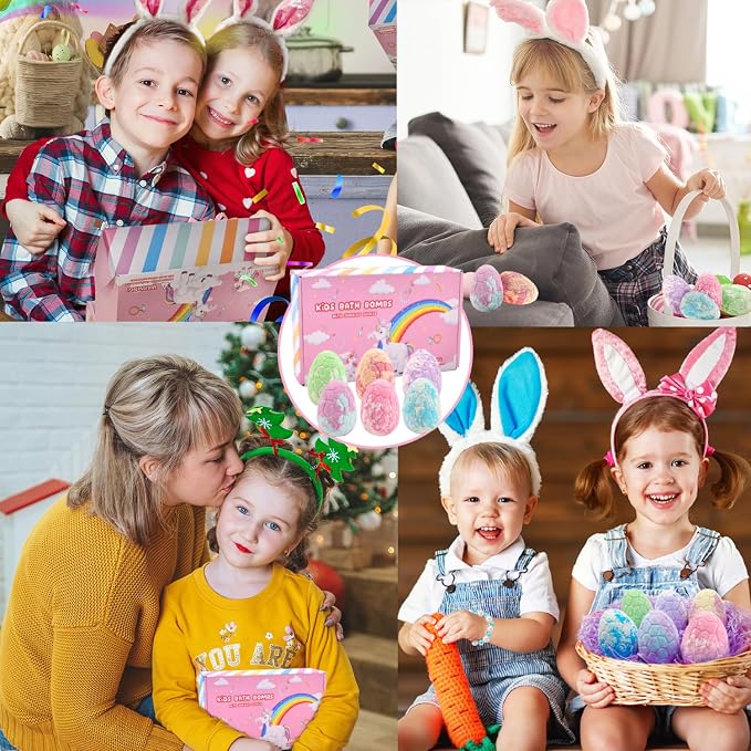 Bath Bombs for Kids with Toys Inside Bath Bombs for Girls with Surprise Inside - Image 3