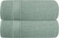 Elvana Home Cotton 2 Pack Oversized Bath Towel Set 28x55 inches, Large Bath by Unknown