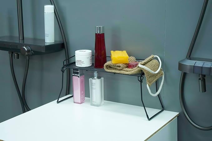 Metal The Sink Vanity Organizer, Bathroom or Kitchen Sink Organizer, Feminine - Image 8