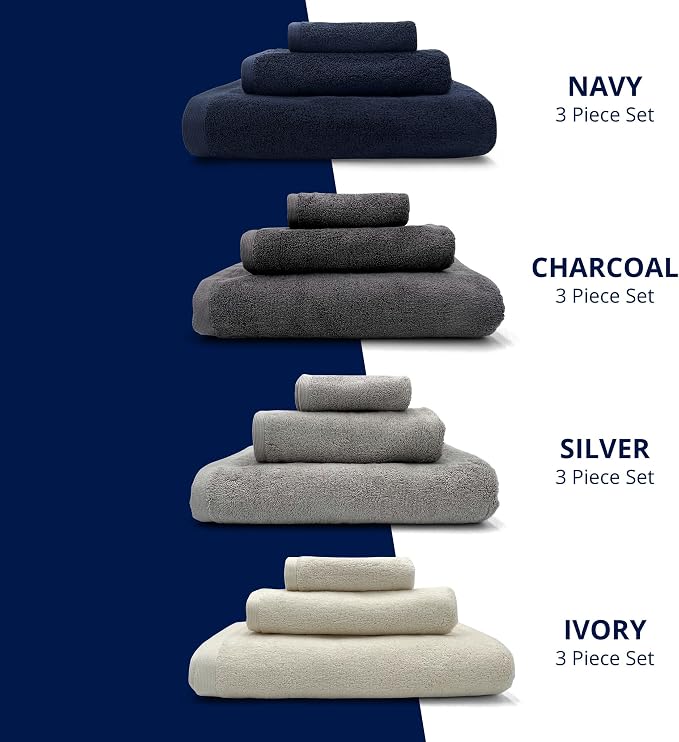 Lincoln & Palm 3 Piece Turkish Towels Set, Plush 700 GSM Spa & Hotel Quality - Image 5