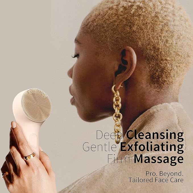 Silicone Face Scrubber, NågraCoola CLIE 2.0 Facial Cleansing Brush, Rechargeable - Image 5