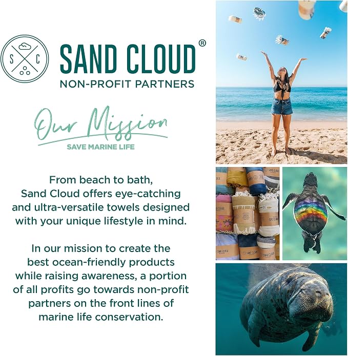 Sand Cloud Large Turkish Beach Towel - Image 6