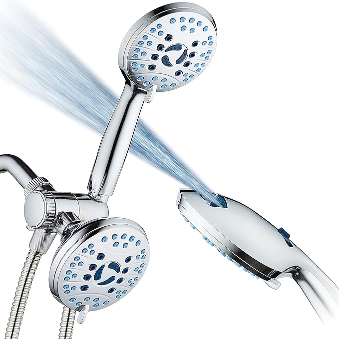 Hotel Spa AquaCare As-Seen-On-TV High Pressure 48-setting Rain & Handheld 3-way by HotelSpa