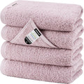 SEMAXE Purple Hand Towels for Bathroom, 100% Cotton Towels by SEMAXE