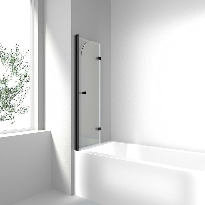 CKB Pivot Tub Shower Door, 35“ W × 55” H, 1/4" SGCC Tempered Glass - Image 8