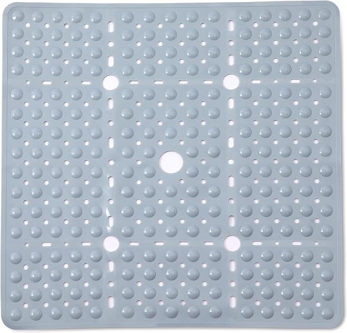 ENKOSI Large Square Shower Mat – Non-Slip Shower Floor Mat by ENKOSI