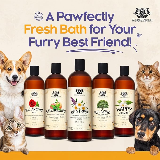 Dog Shampoo and Conditioner Energizing Grapefruit & Spearmint 16 Oz Dog Shampoo - Image 6